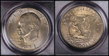 1971 $1 MS66