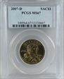 2007-D SAC$1 MS67