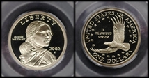 2002-S SAC$1 PR70DCAM