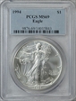 1994 $1 Silver Eagle MS69