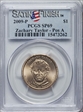 2009-P $1 Zachary Taylor - Pos A Satin Finish SP69