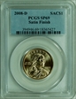 2008-D SAC$1 Satin Finish SP69