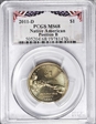 2011-D $1 Native American, Position B MS68