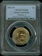 2011-D $1 James Garfield Position A MS68