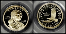 2007-S SAC$1 PR70DCAM