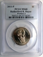 2011-P $1 Rutherford B. Hayes Position A MS68