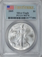 2005 $1 Silver Eagle First Strike MS70