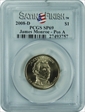 2008-D $1 James Monroe - Pos A Satin Finish SP69