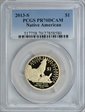 2013-S $1 Native American PR70DCAM