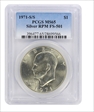 1971-S/S $1 Silver RPM FS-501 MS65