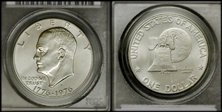 1976-S $1 Silver MS68