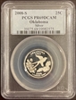 2008-S 25C Oklahoma Silver PR69DCAM