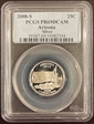 2008-S 25C Arizona Silver PR69DCAM