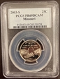 2003-S 25C Missouri PR69DCAM