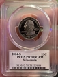 2004-S 25C Wisconsin PR70DCAM