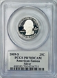 2009-S 25C American Samoa Silver PR70DCAM