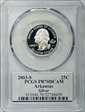 2003-S 25C Arkansas Silver PR70DCAM