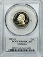 2003-S 25C Alabama PR69DCAM