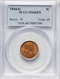 1934-D 1C MS66RD