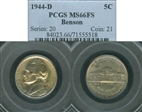 1944-D 5C MS66FS