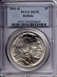 2001-D $1 Buffalo MS70