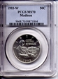 1993-W 50C Madison MS70