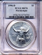 1996-D $1 Paralympic MS70