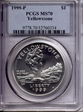 1999-P $1 Yellowstone MS70