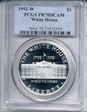 1992-W $1 White House PR70DCAM