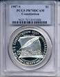 1987-S $1 Constitution PR70DCAM