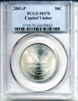 2001-P 50C Capitol Visitor MS70