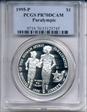 1995-P $1 Paralympic PR70DCAM