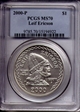 2000-P $1 Leif Ericson MS70