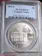 2001-P $1 Capitol Visitor MS70