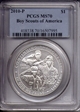 2010-P $1 Boy Scouts of America MS70