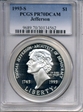 1993-S $1 Jefferson PR70DCAM