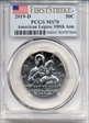 2019-D 50C American Legion 100th Ann First Strike MS70