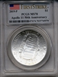 2019-P $1 Apollo 11 50th Anniversary First Strike MS70