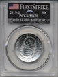 2019-D 50C Apollo 11 50th Anniversary First Strike Earth Rising AMF MS70