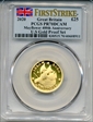 2020 £25 Mayflower 400th Anniversary U.S Gold Proof Set First Strike PR70DCAM