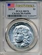 2021-P $1 Christa McAuliffe First Strike MS70
