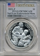 2021-P $1 Nat'l Law Enforcement Mem. First Strike PR70DCAM