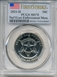 2021-D 50C Nat'l Law Enforcement Mem. First Strike MS70