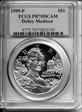 1999-P $1 Dolley Madison PR70DCAM