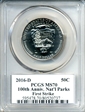 2016-D 50C 100th Anniv. Nat'l Parks First Strike MS70