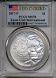 2017-P $1 Lions Club International First Strike MS70