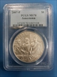 2007-P $1 Jamestown MS70