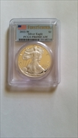 2011-W $1 Silver Eagle First Strike PR69DCAM