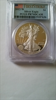 2012-W $1 Silver Eagle First Strike PR70DCAM