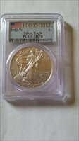 2013-W $1 Burnished Silver Eagle First Strike SP70